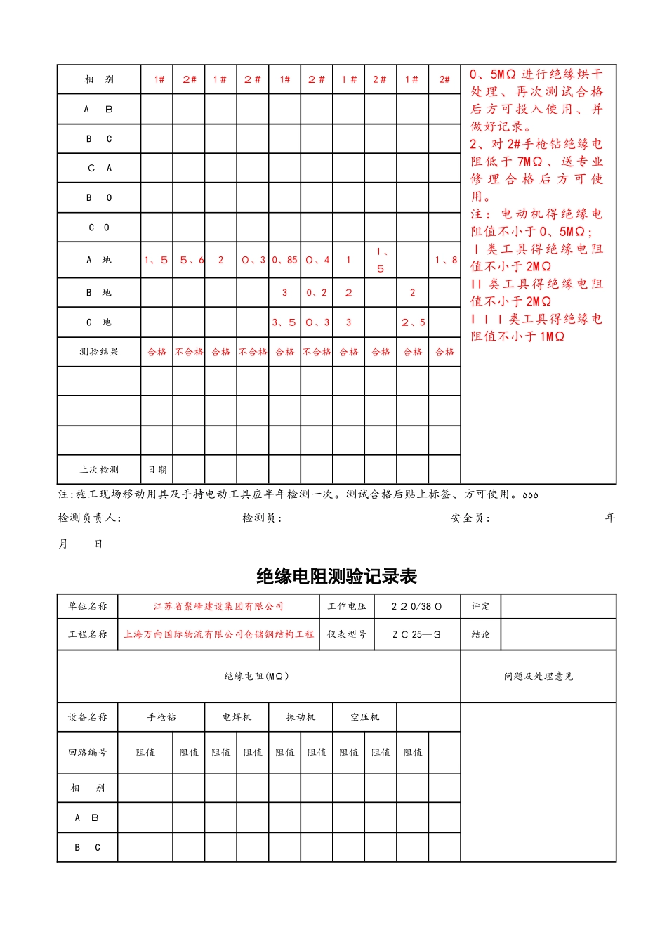 接地电阻测验记录表_第3页