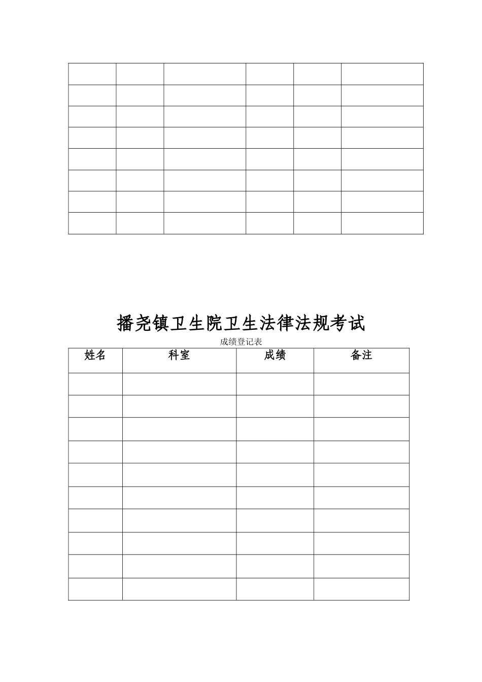 播尧镇卫生院卫生法律法规培训计划_第3页