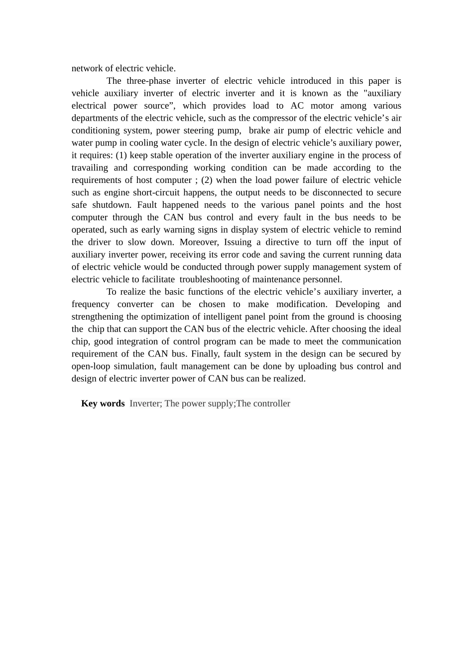 支持can总线的电动车辅助逆变电源的设计学位论文_第3页