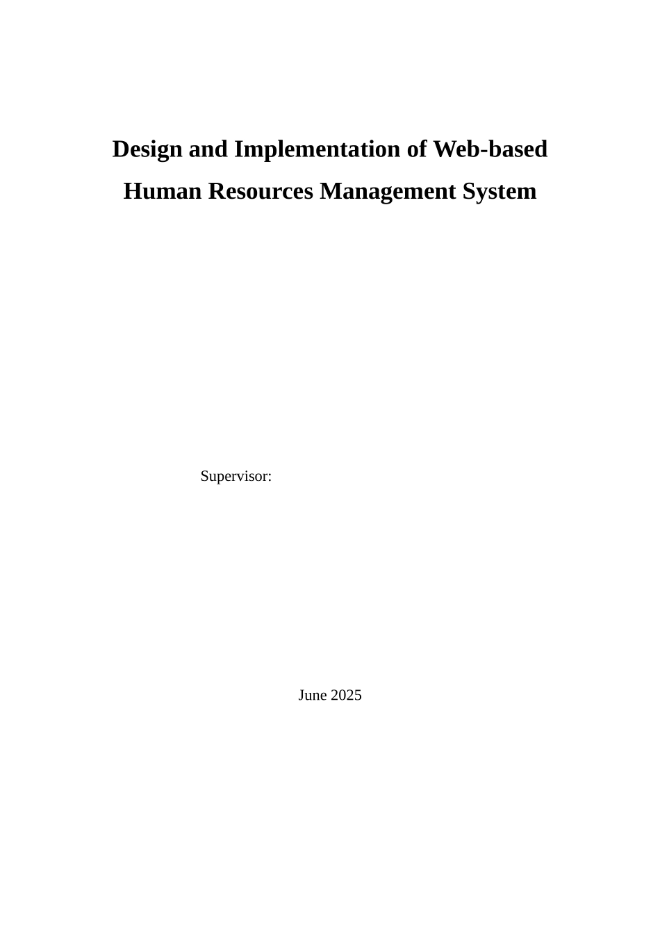 教师人事管理系统毕业论文_第3页