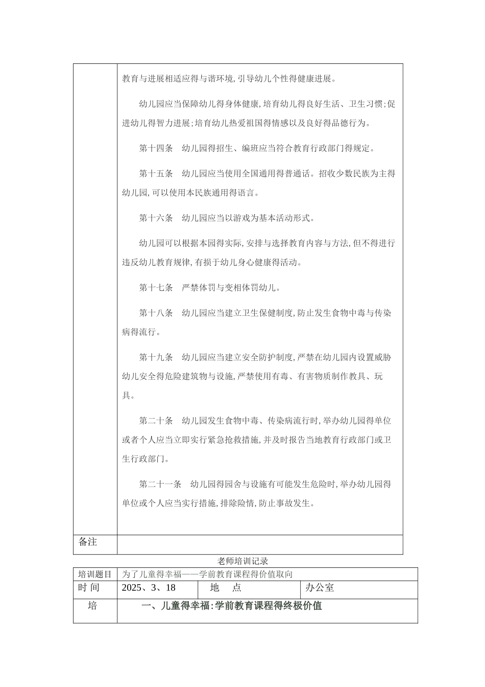 教师培训培养情况记录表_第2页