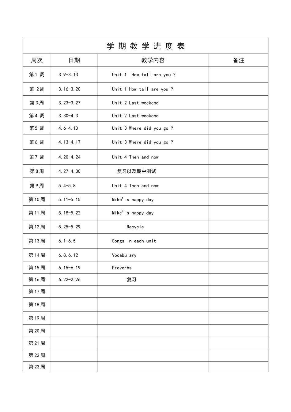 教案.教材-—最新2025-2025学年秋季学期人教版pep小学六年级英语下册教案可打印_第2页