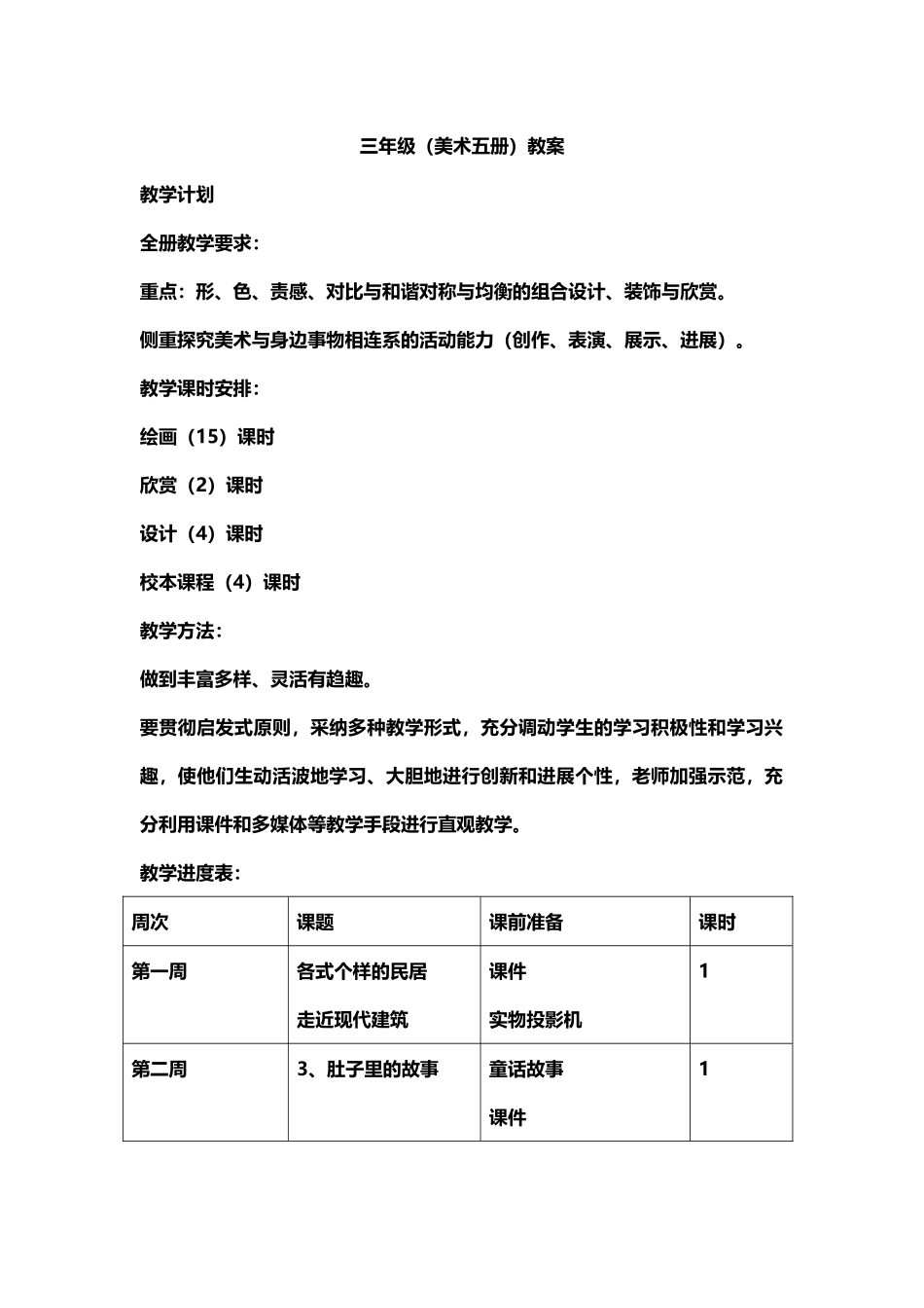 教案.教材-—最新2025-2025学年秋季学期岭南版小学三年级美术上册教案可打印_第1页