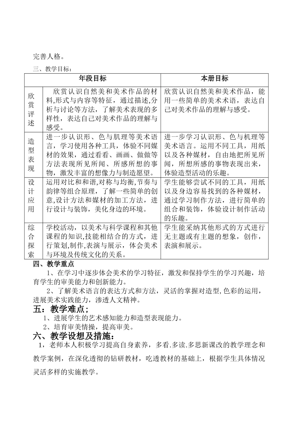 教案.教材-—最新2025-2025学年秋季学期江西版小学六年级美术上册教案收藏版_第2页