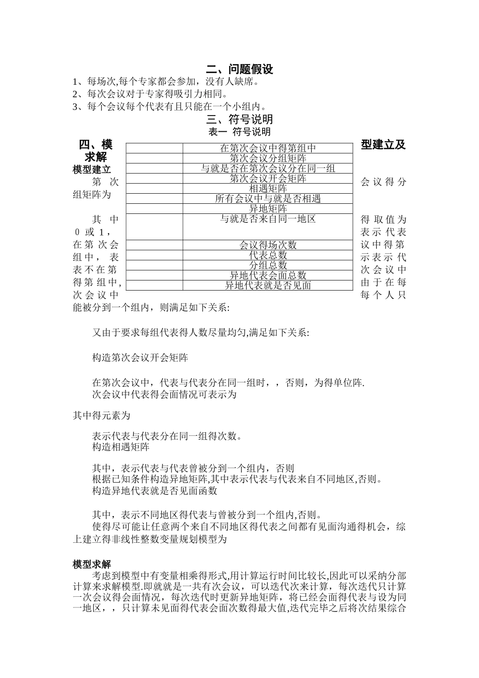 数学建模会议分组问题_第2页