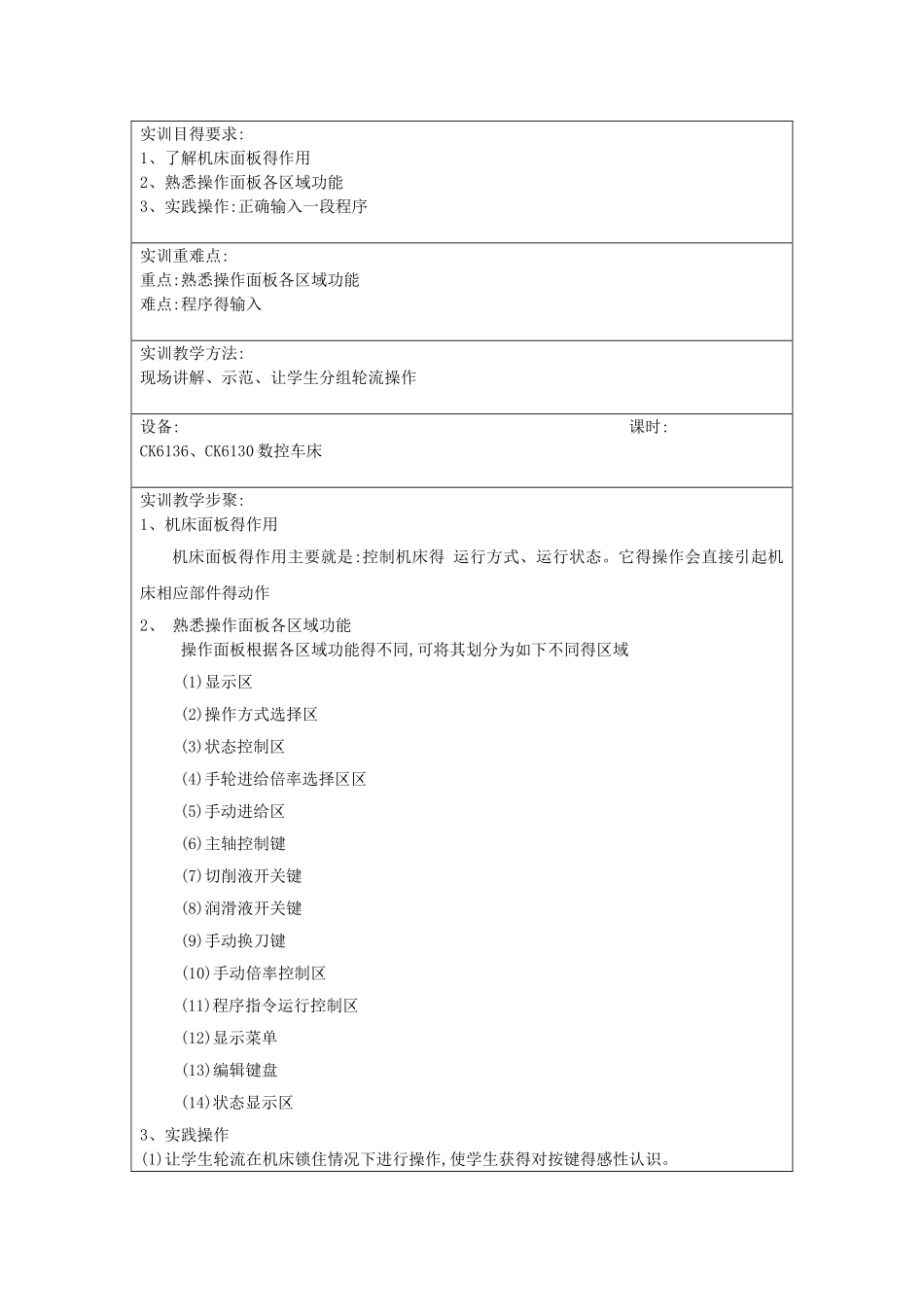 数控车工实训教案_第3页