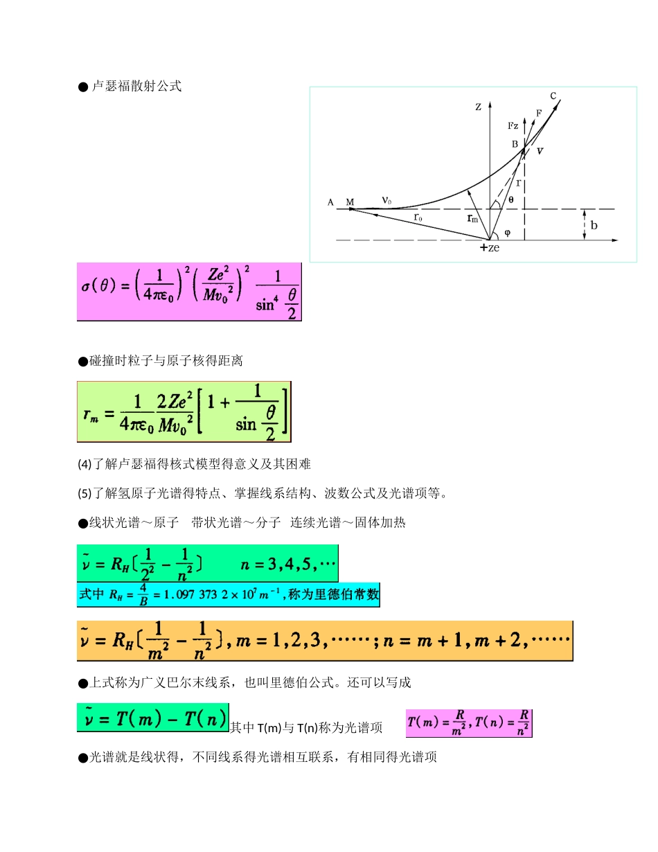 整理原子物理课程要求_第2页