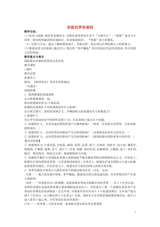 多级世界有规则