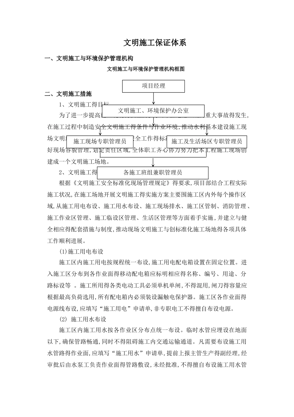 文明施工保证体系_第2页