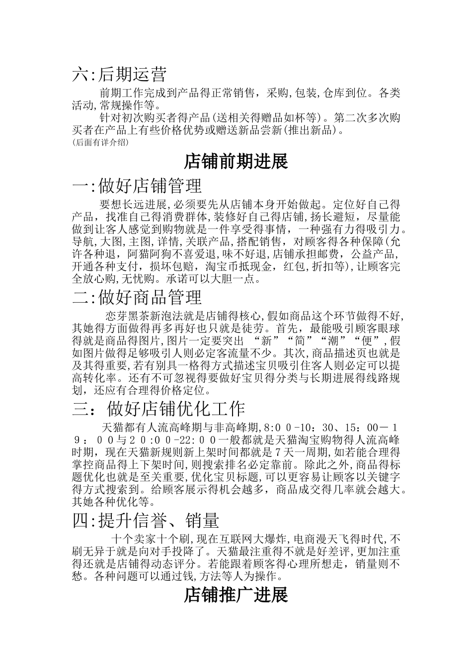 新品牌新天猫旗舰店运营计划_第2页