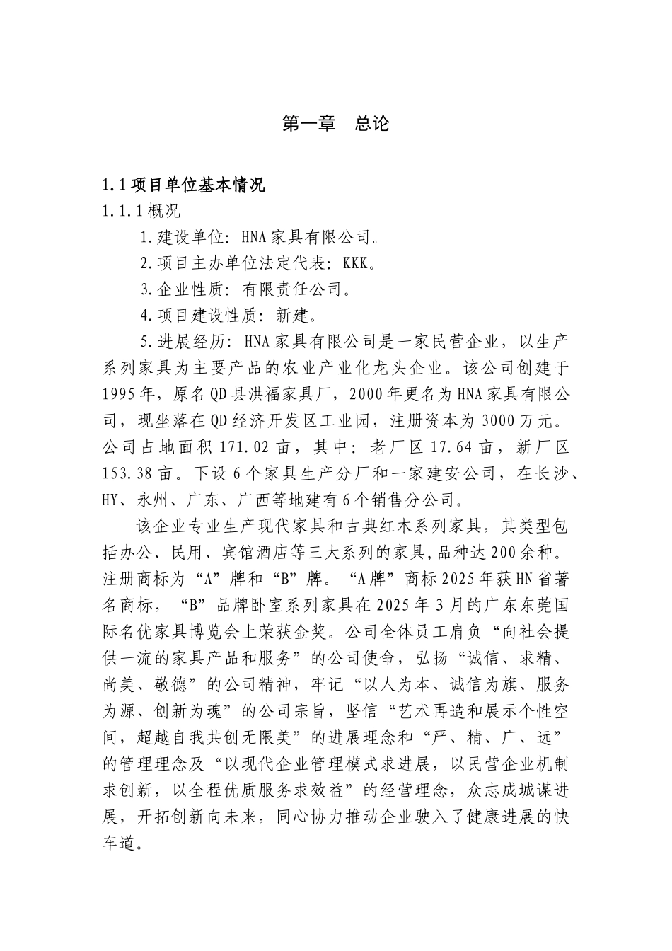 新建国际家具城工程项目可行性研究报告_第2页