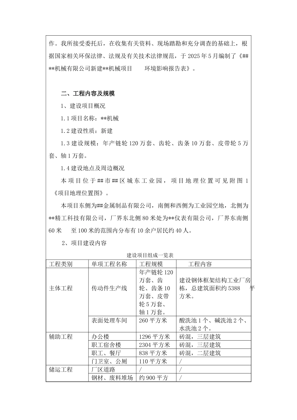 新建机械加工项目环境评估报告书_第3页