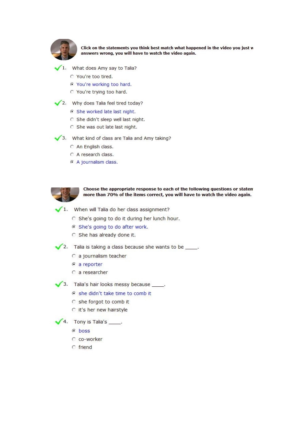 新时代交互英语视听说3答案截图完整版_第1页