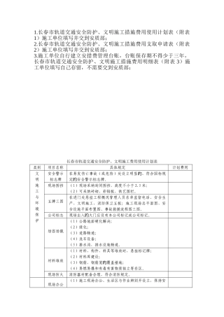 施工单位安措费