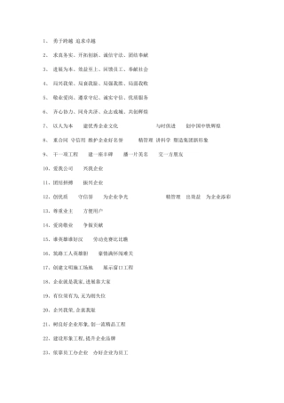 施工现场标语大全