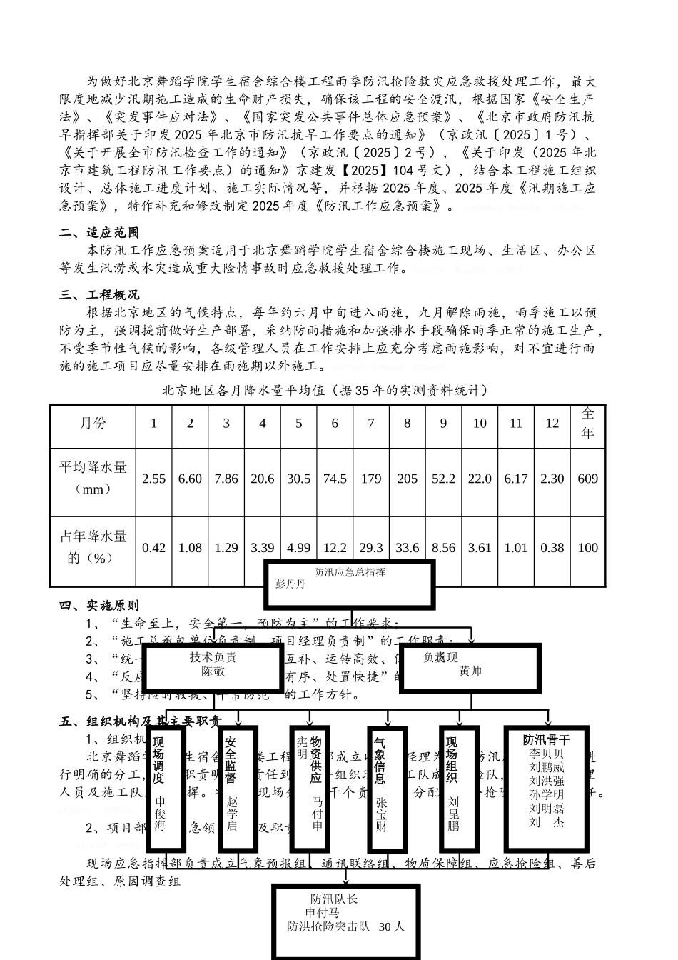 施工现场防汛应急预案_第2页