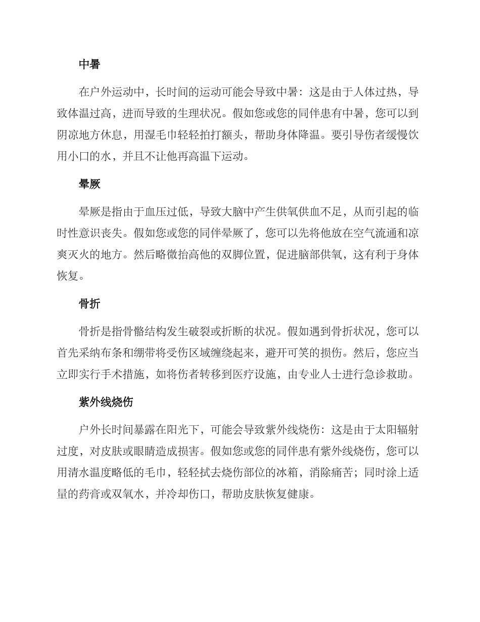 旅游户外急救方案_第3页