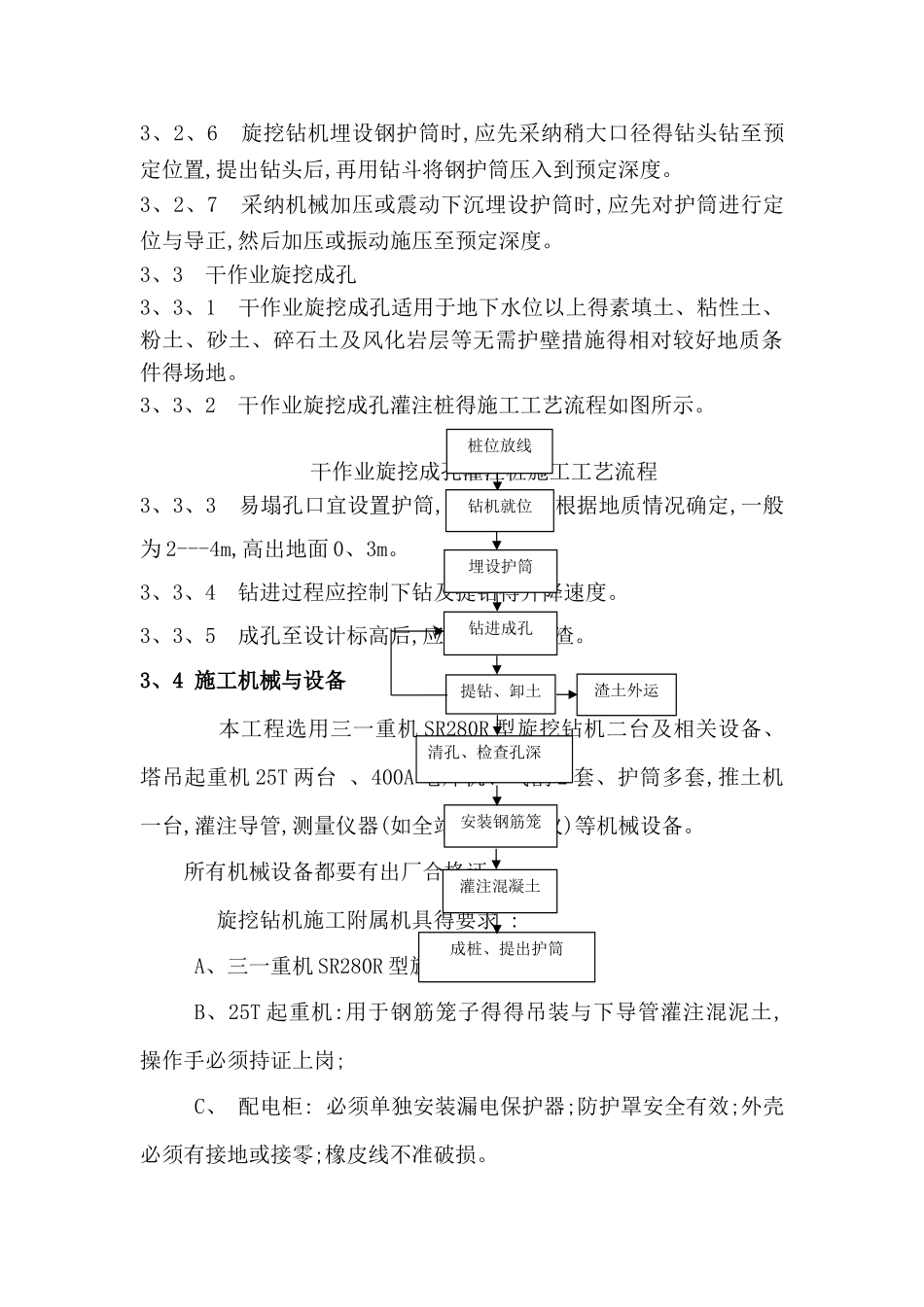 旋挖灌注桩机施工工艺_第3页