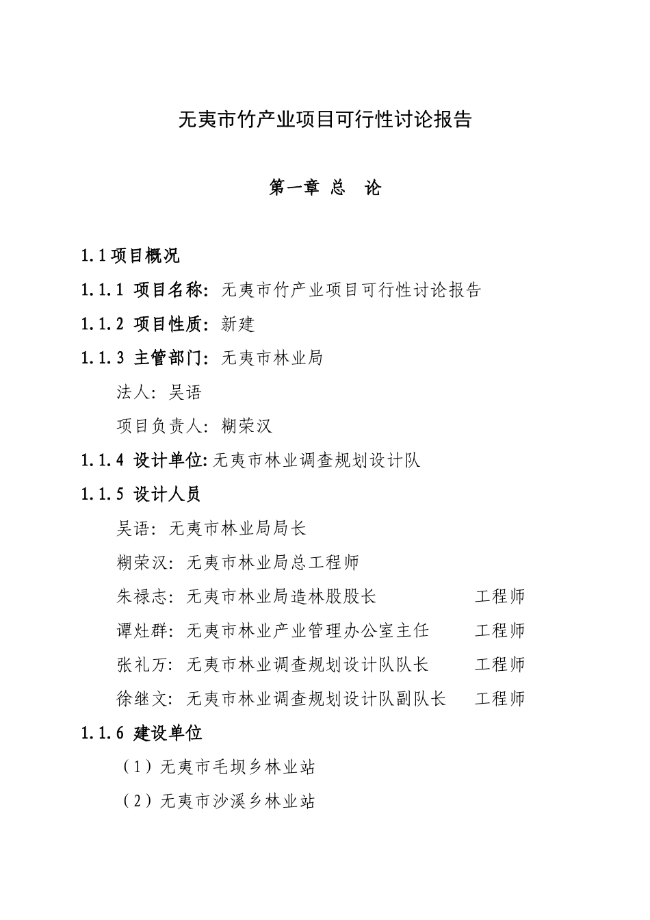 无夷市竹产业项目可行性研究报告_第2页