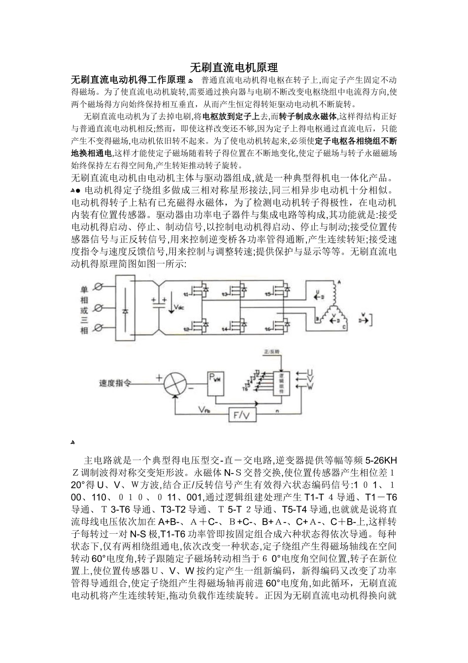 无刷直流电机的工作原理_第1页