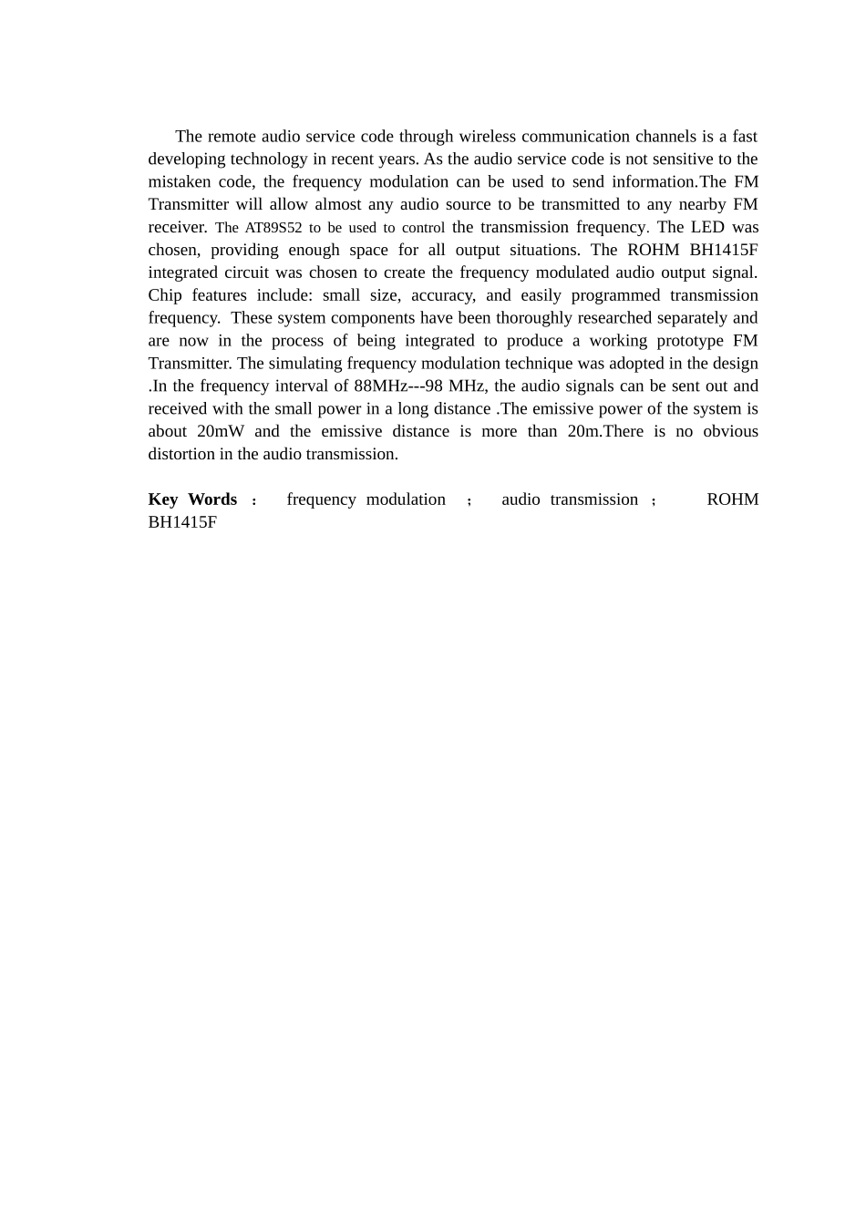 无线调频发射器的设计学士学位论文_第3页