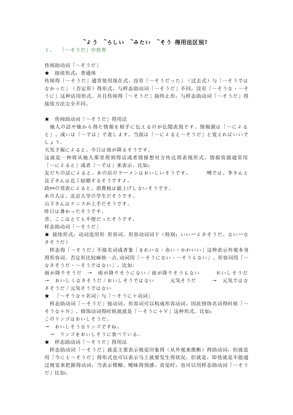 日语中好像的用法区别_第1页