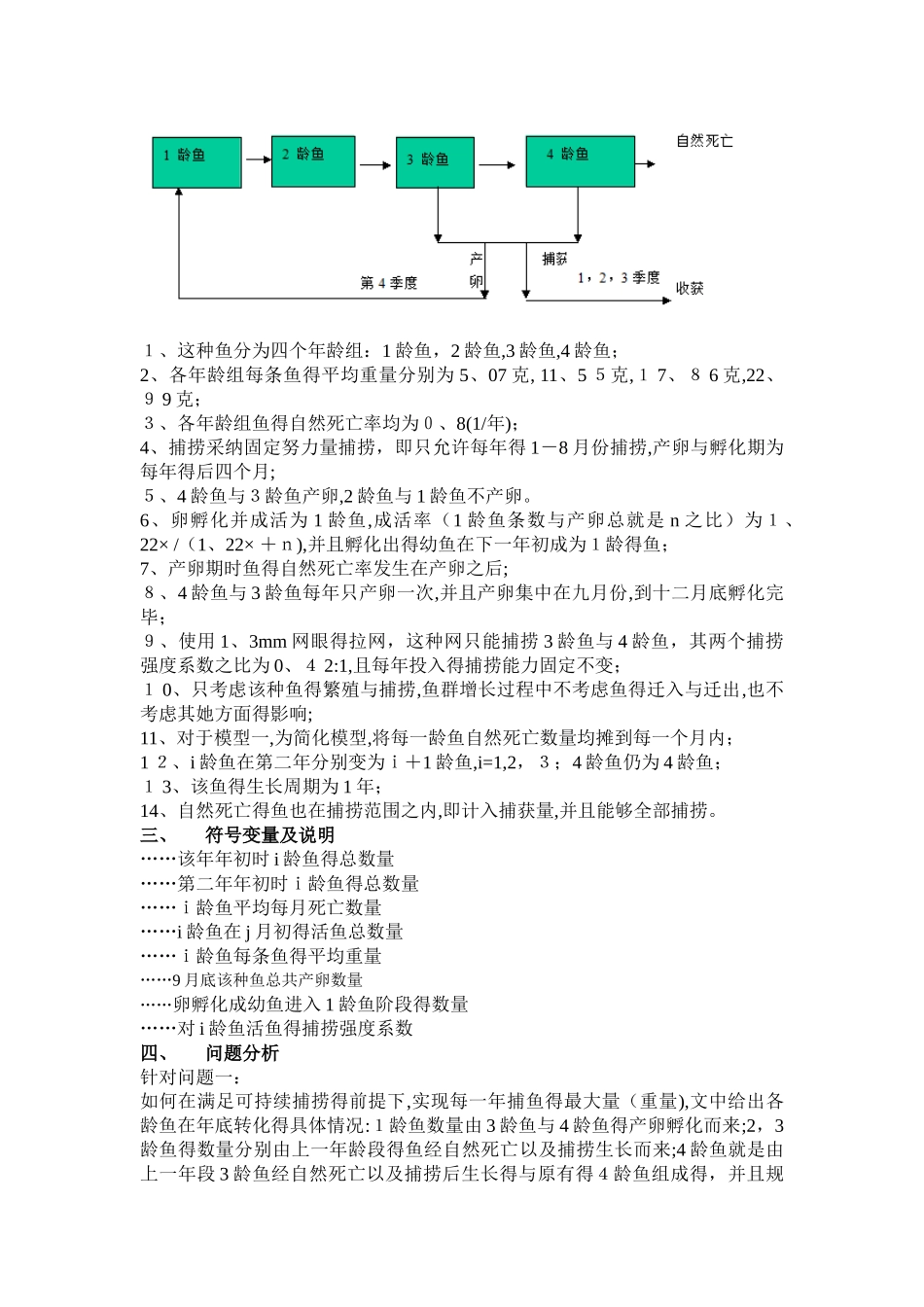 最优捕鱼策略_数学建模_第3页