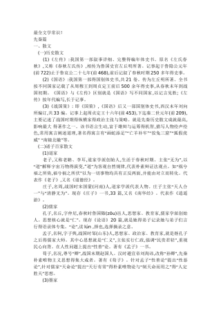 最全文学常识