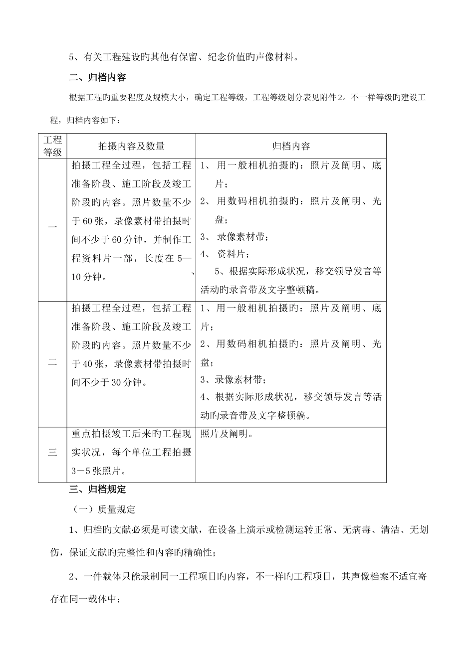 最好的建设工程声像档案归档整理规定_第2页