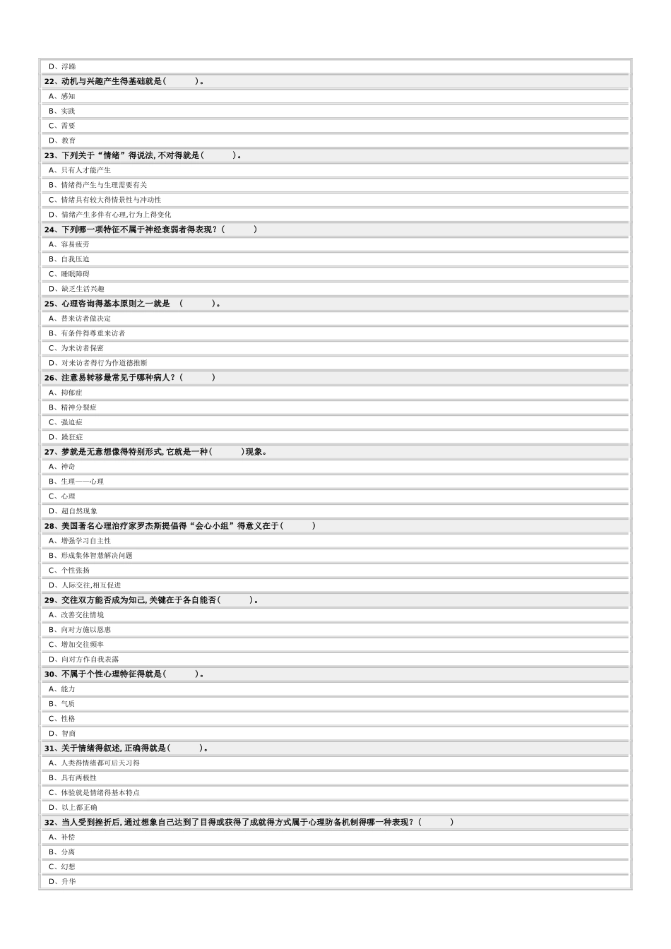 最新专业技术人员心理健康与心理调适_第3页