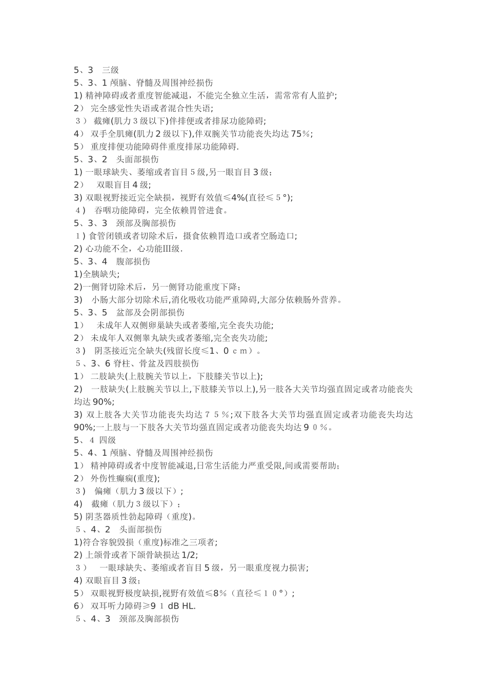 最新人体伤残标准_第3页