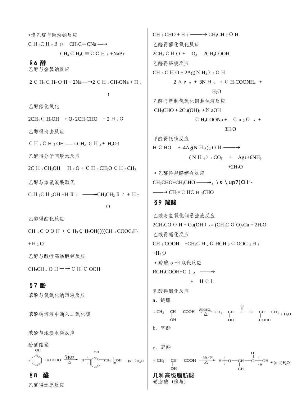 有机化学反应方程式_第2页