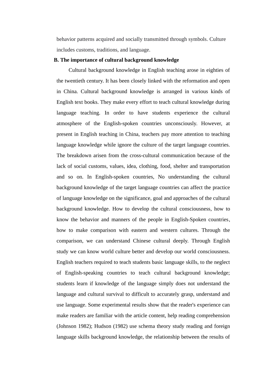 本科毕业设计-application-of-cultural-introduction-in-english-reading-teaching--英语专业_第3页