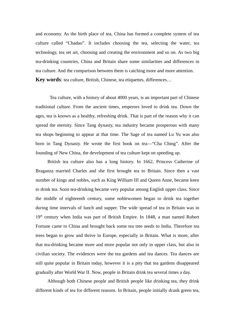 本科毕业设计-comparison-between-british-and-chinese-tea-culture--英语专业_第3页