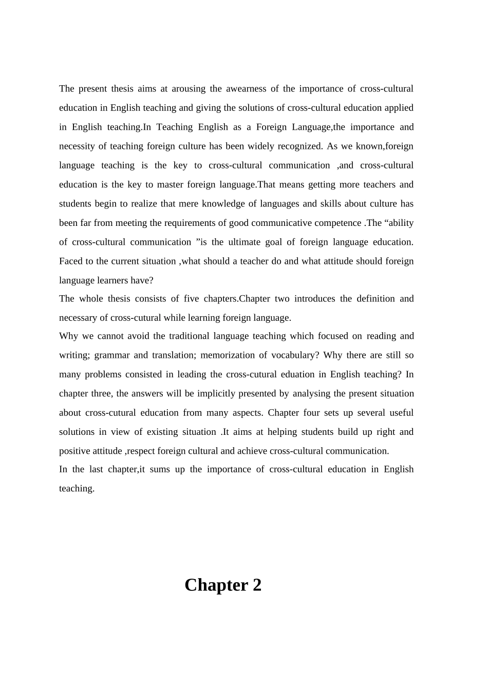 本科毕业设计-on-crosscultural-education-in-english-language-teaching--英语.doc_第2页