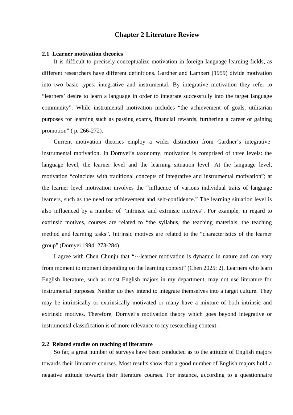 本科毕业设计-studies-on-teaching-of-literature-course--英语专业_第3页