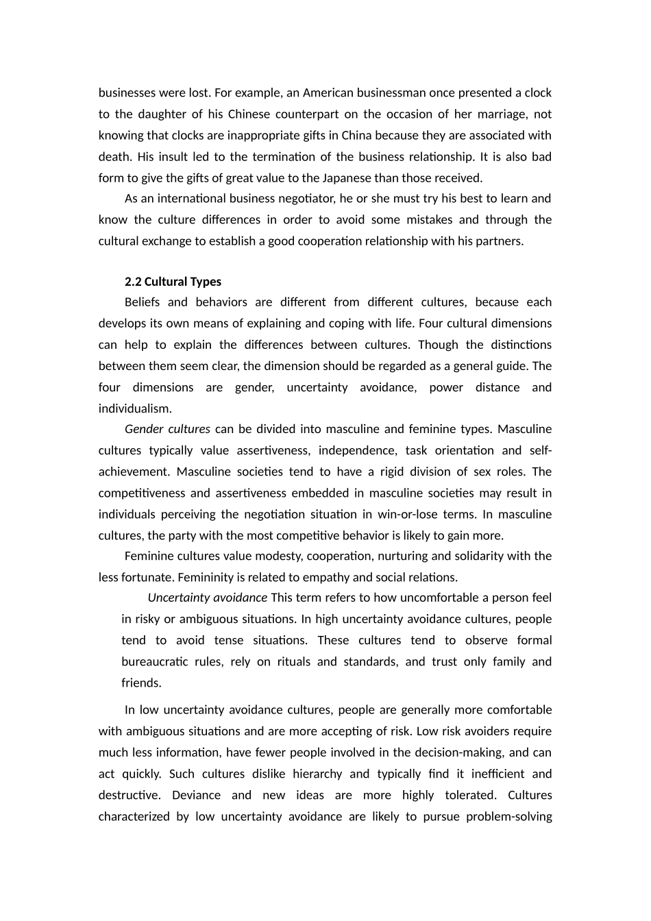 本科毕业设计-the-impact-of-cultural-differences-on-international-business-negotiation--英语论文_第2页