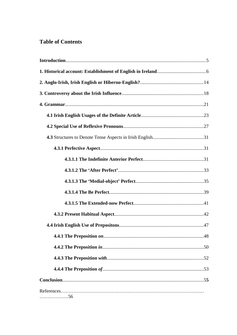 本科毕业设计-the-influence-of-the-irish-language-on-irish-english-grammar--英语专业_第2页