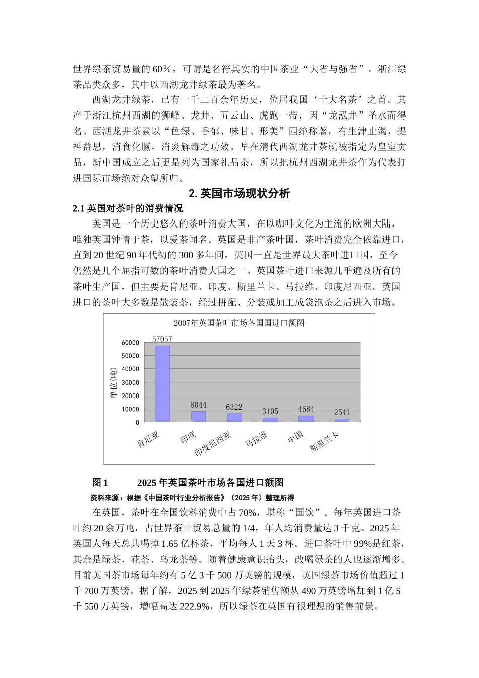 本科毕业设计-杭州西湖龙井茶开发英国市场策略探究_第3页