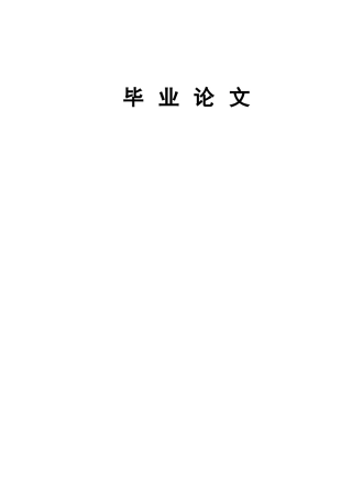 本科毕业设计-液压泵的使用维修技术