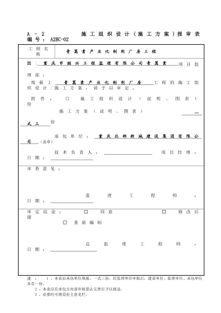 本科毕业设计-蒿素产业化制剂厂房工程安全文明施工方案