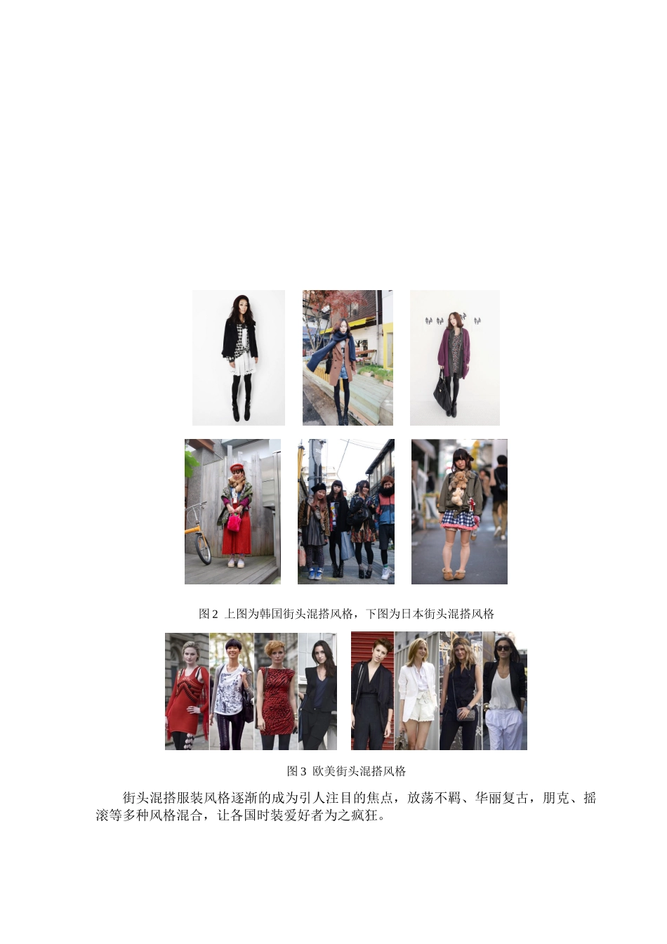 本科毕业设计-街头混搭风格服装的设计_第3页