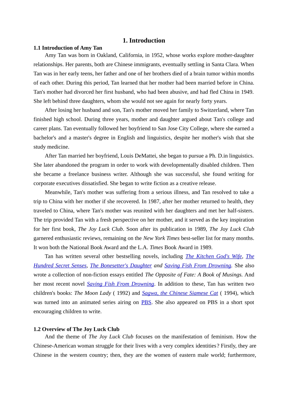 本科毕业设计-论《喜福会》女性主义的显现_第3页