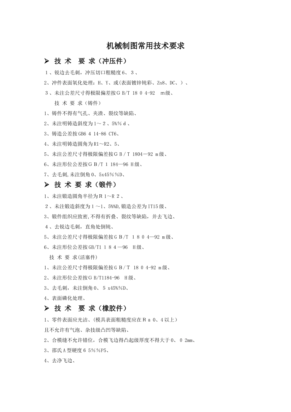 机械制图常用技术要求_第1页