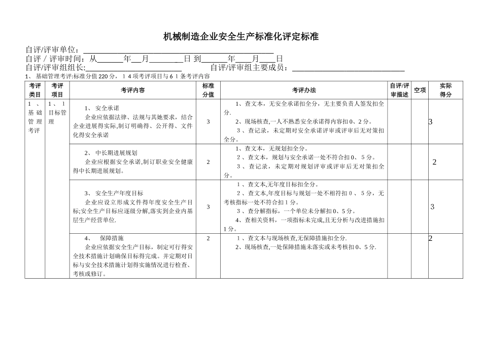 机械制造企业安全生产标准化评定标准_第2页