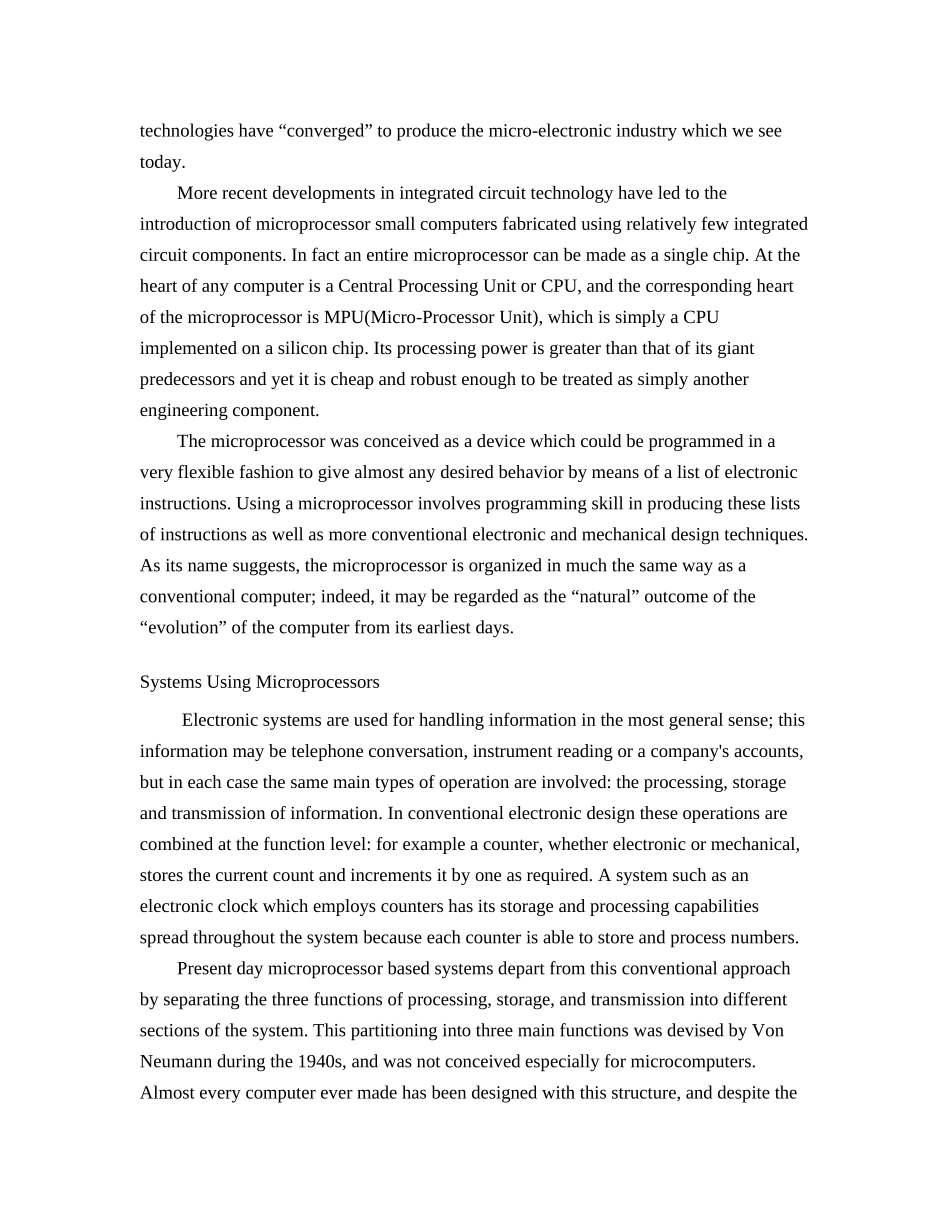 机械工程及自动化专业外文翻译--工程中的单片机_第2页
