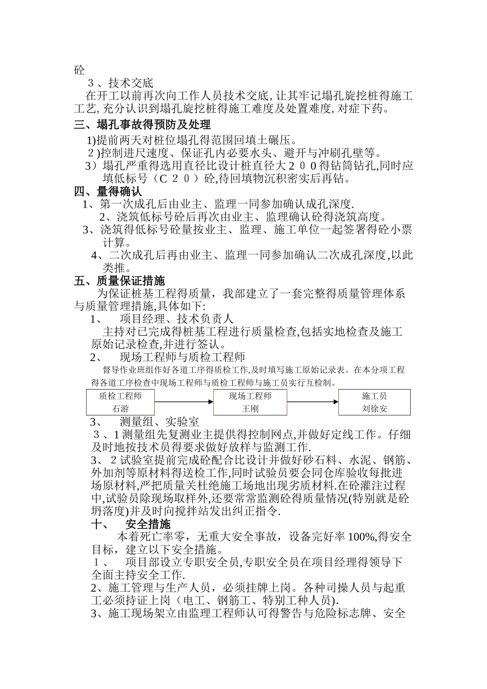 机械旋挖桩塌孔处理施工方案_第2页