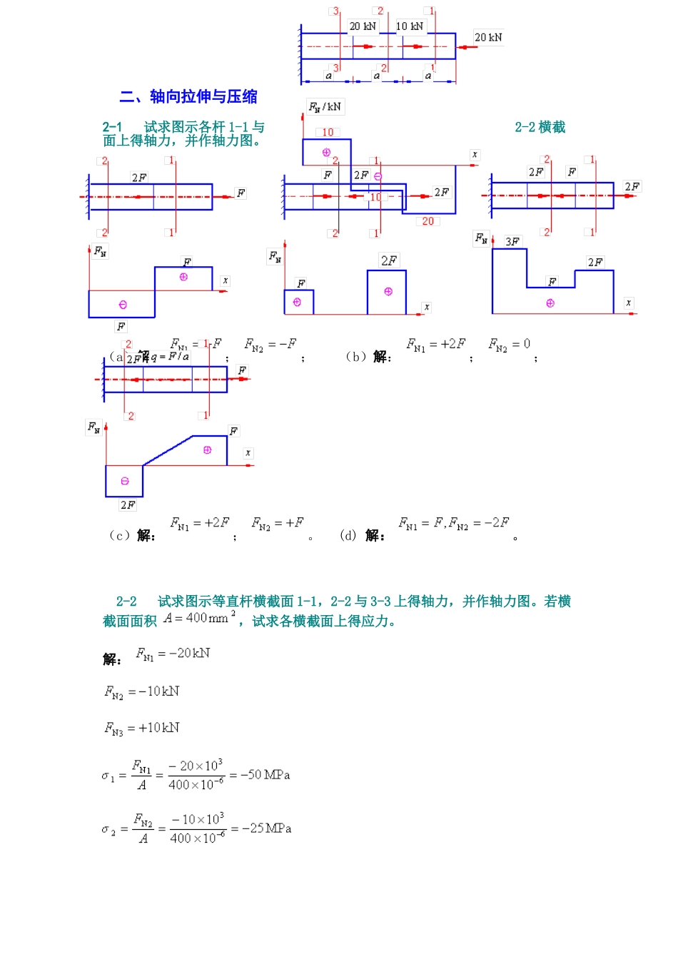 材料力学第五版课后习题答案_第1页