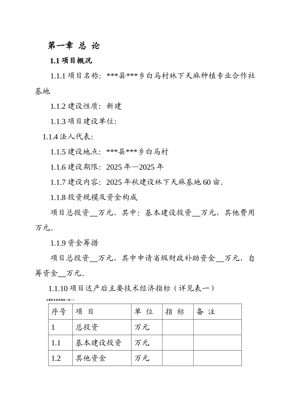 林下天麻种植专业合作社基地建设可行性研究报告书_第3页