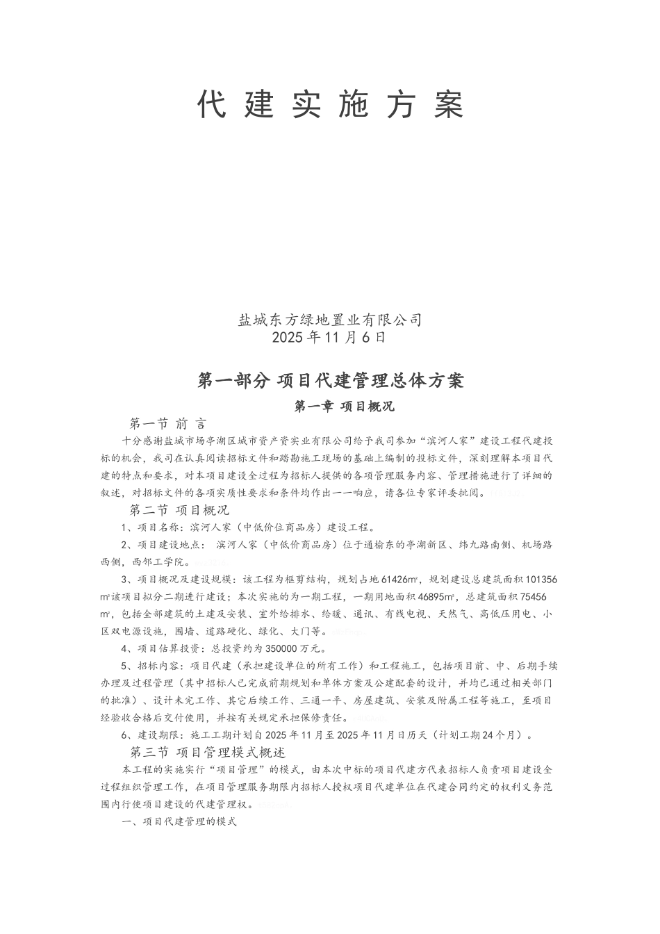 某代建项目实施方案_第1页